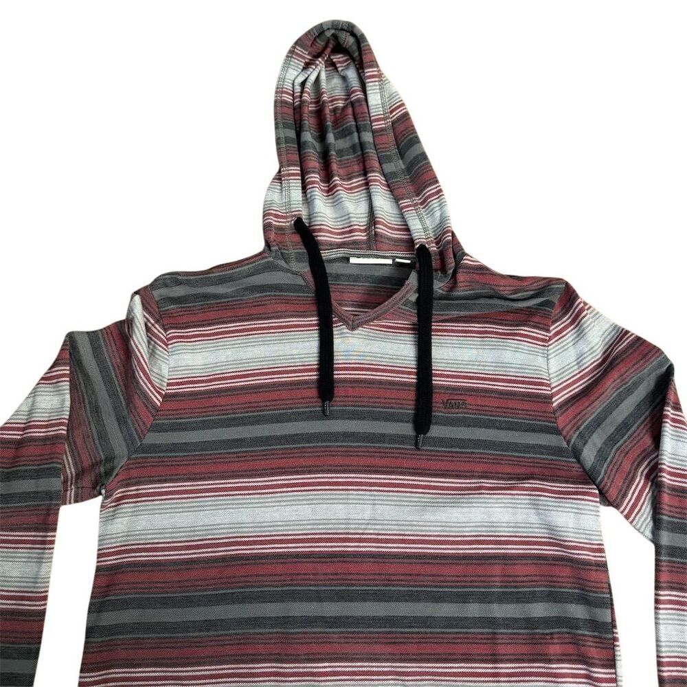 VANS Striped Pullover Hoodie Long Sleeve Size XL